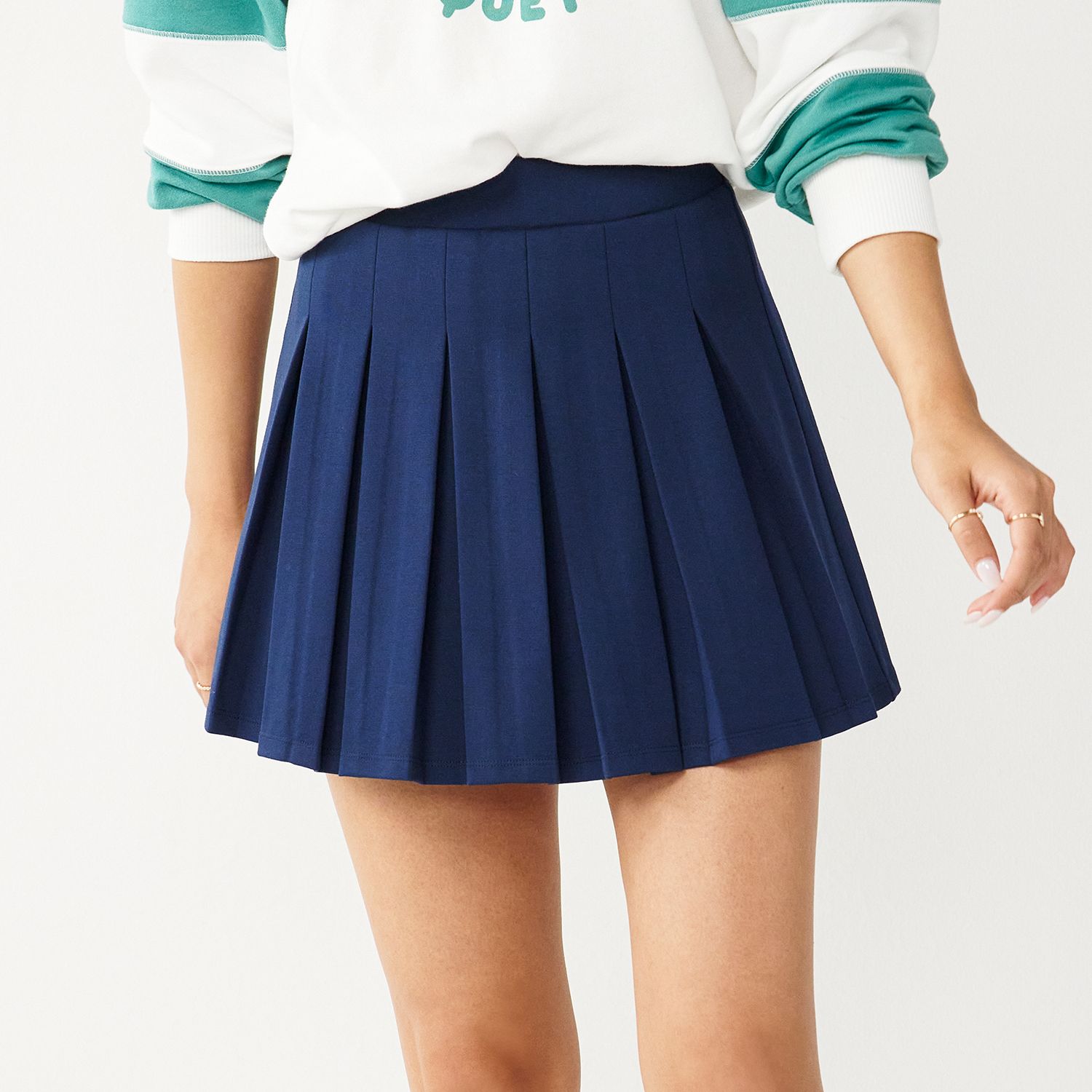 Juniors' SO® Pleated Tennis Skirt